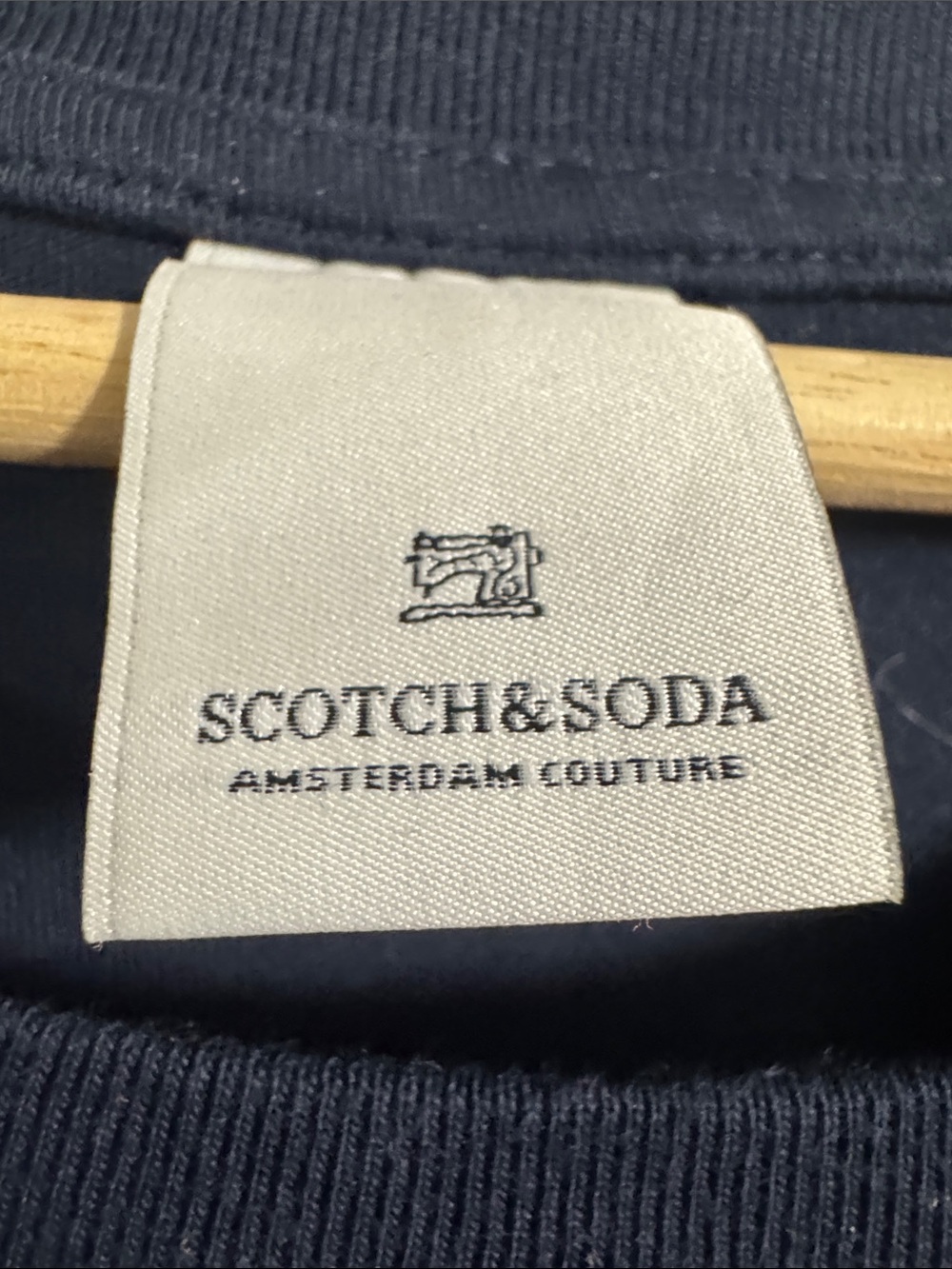 Scotch & Soda Crew Slate Blue Signature Tee T Shirt XXL
